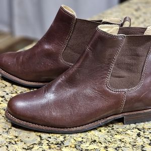 L.L. Bean Women's Brown Leather Westport Chelsea Boots Size 8.5